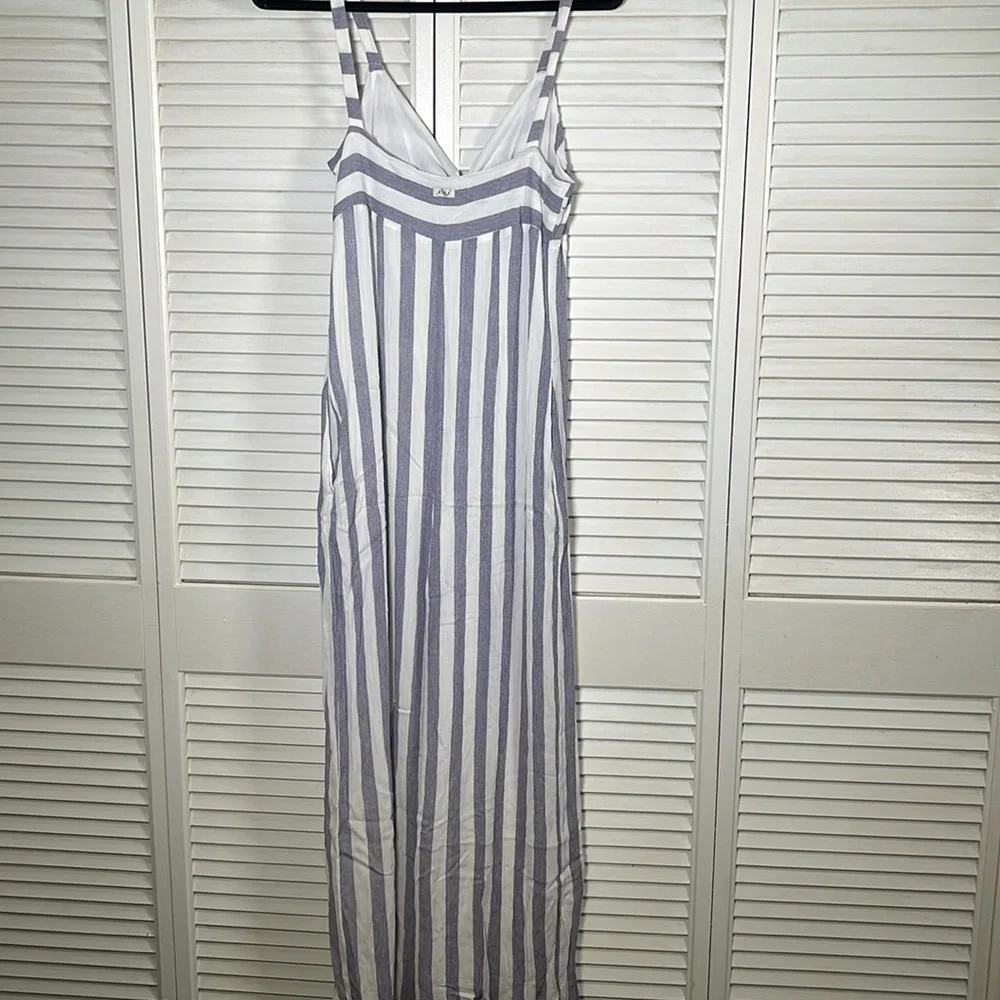 Lira, Caya Jumpsuit, white and blue, size: L.